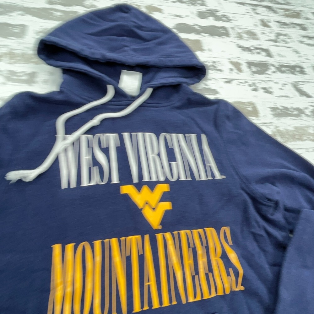West Virginia Mountaineers Hoodie Boys Small Sweatshirt Sweater WVU Youth EU2 - Picture 3 of 7